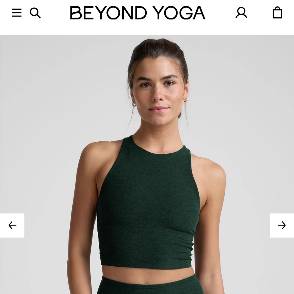 Beyond Yoga Spacedye Refocus Cropped Tank (size XS)